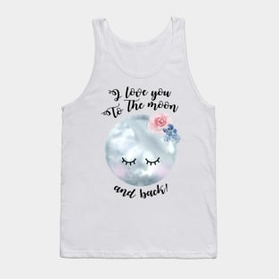 To the moon and back Tank Top